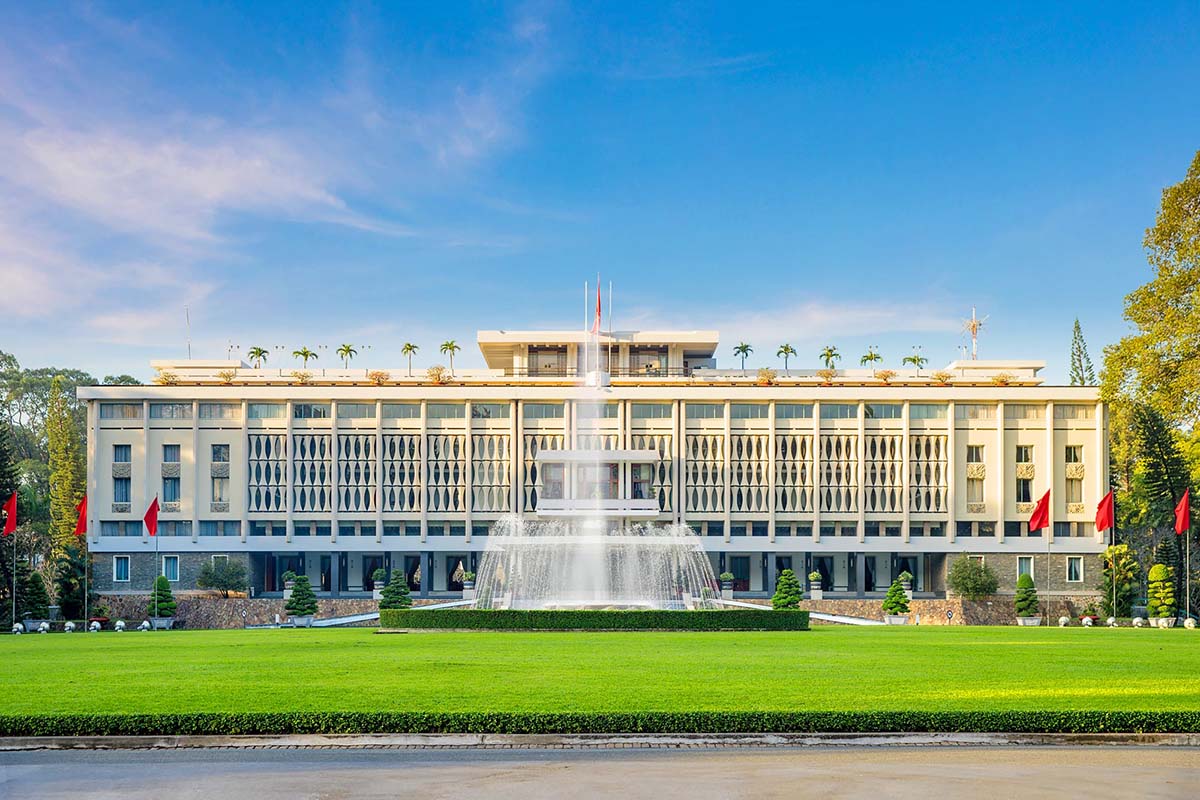 Independence Palace in ho chi minh city